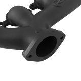 Hooker Blackheart LS Swap Headers 8505-3HKR Exhaust Manifold, Swap, Cast Iron, Black Ceramic Coated, Rear Dump, Universal, Pair thumbnail 4