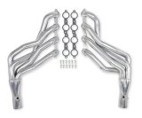 Hooker Blackheart Headers 70101518-1HKR Headers, Blackheart, Long Tube, Steel, Silver Ceramic Coated, Buick, Chevy, GMC, Oldsmobile, Pontiac, LS Swap, Pair thumbnail 1