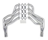Hooker Blackheart Headers 70101518-1HKR Headers, Blackheart, Long Tube, Steel, Silver Ceramic Coated, Buick, Chevy, GMC, Oldsmobile, Pontiac, LS Swap, Pair thumbnail 9