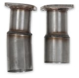 Hooker Blackheart Intermediate Pipes 71223024HKR Pipes, Exhaust, 3.00 in. O.D., 409 Stainless Steel, Natural, for Cast Iron System, Chevy, V8, Pair thumbnail 1
