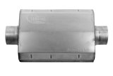 Hooker Aero Chamber Steel 3.5 Inch Muffler 21507HKR Muffler, Chamber, 3 1/2 in. Inlet/3 1/2 in. Outlet, Steel, Aluminized, Each thumbnail 1
