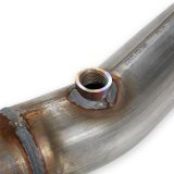 Hooker Blackheart Intermediate Pipes BH14350 Pipes, Exhaust, 2.50 in. O.D., 409 Stainless Steel, with Oxygen (O2) Sensor Bungs, Chevy, GMC, V8, Pair thumbnail 1