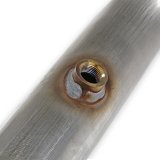 Hooker Blackheart Intermediate Pipes BH14350 Pipes, Exhaust, 2.50 in. O.D., 409 Stainless Steel, with Oxygen (O2) Sensor Bungs, Chevy, GMC, V8, Pair thumbnail 2