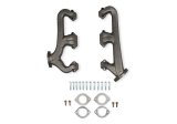 Hooker Exhaust Manifolds 8525HKR Manifolds, Rectangular Port, 2.5 in. Diameter Collector, Cast Iron Construction, Natural Finish, fits SBC with Straight Plugs, Pair thumbnail 3