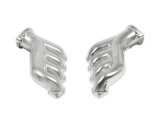 Hooker Blackheart LT Swap Exhaust Manifolds BHS517 GM LT- Cast Iron Silver, Pair thumbnail 6