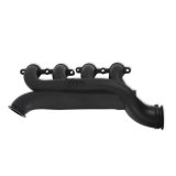 Hooker Blackheart LS Turbo Exhaust Manifolds 8510-3HKR Manifolds, Turbo, Ductile Iron, Black Ceramic, 3.0 in. Outlet/2.25 in. Crossover Connection, Chevrolet LS, Gen III/Gen IV, Pair thumbnail 4