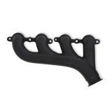 Hooker Blackheart LS Turbo Exhaust Manifolds 8510-3HKR Manifolds, Turbo, Ductile Iron, Black Ceramic, 3.0 in. Outlet/2.25 in. Crossover Connection, Chevrolet LS, Gen III/Gen IV, Pair thumbnail 5