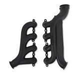 Hooker Blackheart LS Turbo Exhaust Manifolds 8510-3HKR Manifolds, Turbo, Ductile Iron, Black Ceramic, 3.0 in. Outlet/2.25 in. Crossover Connection, Chevrolet LS, Gen III/Gen IV, Pair thumbnail 7