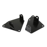 Hooker Blackheart Engine Mount Brackets BHS5179 Motor Mounts, Swap, Steel, Black Powdercoated, Buick, Chevy, GMC, Pontiac, Oldsmobile, Small Block LS, Pair thumbnail 3