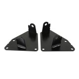 Hooker Blackheart Engine Mount Brackets BHS5179 Motor Mounts, Swap, Steel, Black Powdercoated, Buick, Chevy, GMC, Pontiac, Oldsmobile, Small Block LS, Pair thumbnail 4