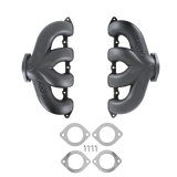 Hooker Blackheart Exhaust Manifolds BHS5190 Manifolds, Cast Iron, Black Ceramic Coated, Chevy, LT Series Engines, Pair thumbnail 6