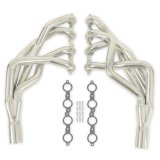 Hooker Blackheart Super Competition Headers 70101508-1HKR Headers, Competition, Long Tube, Steel, Silver Ceramic Coated, Buick, Chevy, Oldsmobile, Pontiac, LS Swap, Pair thumbnail 3