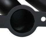 Hooker Blackheart Headers 70101518HKR Headers, Blackheart, Long Tube, Steel, High Temperature Black Paint, Buick, Chevy, GMC, Oldsmobile, Pontiac, LS Swap, Pair thumbnail 1