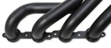Hooker Blackheart Headers 70101518HKR Headers, Blackheart, Long Tube, Steel, High Temperature Black Paint, Buick, Chevy, GMC, Oldsmobile, Pontiac, LS Swap, Pair thumbnail 5