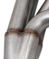 Hooker RacingHeart Street Stock Headers 2551-2HKR Headers, RacingHeart, Long Tube, 409 Stainless Steel, Natural, 1 3/4 in. Primary, 3/8 in. Flange, Chevy, Small Block, Angle/Straight, Pair thumbnail 2