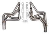Hooker RacingHeart Street Stock Headers 2551-2HKR Headers, RacingHeart, Long Tube, 409 Stainless Steel, Natural, 1 3/4 in. Primary, 3/8 in. Flange, Chevy, Small Block, Angle/Straight, Pair thumbnail 5