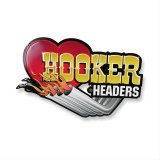 Hooker Headers Die-Cut Embossed Metal Sign 10145HKR Sign, Vintage, Metal, Genre, 12 in. Width, 19 in. Height, Each thumbnail 2