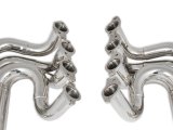 Hooker RacingHeart 3-Step Dragster Headers 2502-2HKR Headers, Downsweep, Primary, 4.5 in. Collector, Stainless Steel, Polished, Big Block, Chevrolet, Pair thumbnail 2