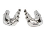 Hooker RacingHeart 3-Step Dragster Headers 2502-2HKR Headers, Downsweep, Primary, 4.5 in. Collector, Stainless Steel, Polished, Big Block, Chevrolet, Pair thumbnail 4