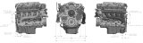 Hooker Exhaust Manifolds 8502HKR Manifolds, Cast Iron, Natural, Chevy, Small Block LS, Kit thumbnail 4