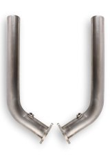 Hooker Blackheart Intermediate Pipes BH13205 Pipes, Exhaust, 2.50 in. O.D., 409 Stainless Steel, with Oxygen (O2) Sensor Bungs, Chevy, GMC, V8, Pair thumbnail 6