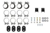 Hooker Blackheart Exhaust Systems BH23108 Systems, Blackheart, Crossmember Back, Dual, Stainless Steel, Natural, Split Rear Exit, Dodge, Plymouth, Mopar Hemi Gen III, Kit thumbnail 1