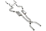 Hooker Blackheart Exhaust Systems BH23108 Systems, Blackheart, Crossmember Back, Dual, Stainless Steel, Natural, Split Rear Exit, Dodge, Plymouth, Mopar Hemi Gen III, Kit thumbnail 8