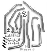Hooker Competition Header-Back Exhaust Systems 16562HKR Systems, Header-Back, Dual, Steel, Aluminized, Split Side Exit, Ford, Big Block FE, Kit thumbnail 2