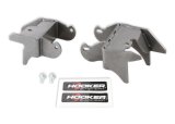 Hooker Blackheart Engine Mount Brackets BHS515 Motor Mounts and Inserts, Brackets, Swap, Block Mount, Bolt-in/Weld-in, Steel, Natural, Jeep, Mopar Hemi Gen III, Pair thumbnail 2