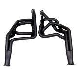 Hooker Competition Darkside Ceramic Coated Headers 5903-3HKR Headers, Competition, Long Tube, Steel, Black Coated, Dodge, Plymouth, 383, 400, 440, Pair thumbnail 1