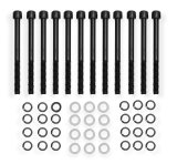Holley Sniper Fabricated Aluminum Valve Covers 890013B Covers, EFI, Fabricated, Aluminum, 3.25 in. Tall, Black Gloss, No Breather Hole, Hardware, Ford, 260-351ci, Windsor, Pair thumbnail 2