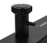 Holley Sniper Fabricated Aluminum Valve Covers 890013B Covers, EFI, Fabricated, Aluminum, 3.25 in. Tall, Black Gloss, No Breather Hole, Hardware, Ford, 260-351ci, Windsor, Pair thumbnail 3