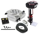 Holley Sniper 2 EFI 650 HP Returnless Fuel Injection Systems 550-510-3XD System, 2, Self-Tuning, Throttle body, Polished, 4150 Flange, hp Max, 800 CFM, Pump, 3.5 in. Display, Kit thumbnail 3