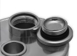 Holley Sniper Fabricated Aluminum Valve Covers 890014 Covers, EFI, Fabricated, Aluminum, 2.25 in. Tall, Center Bolt Mount, Silver Gloss, No Breather Hole, Hardware, Chevy, LS, 4.8-7.0L, Pair thumbnail 6