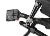 Holley Sniper EFI Stealth Fuel Crossover Kits 534-236 Lines, EFI, Crossover, -6 AN Hose, Black, Braided Nylon, Aluminum Fittings, Black, Male Thread, for 4150, Throttle Body, Kit thumbnail 3