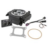 Holley Sniper 2 EFI Fuel Injection Upgrade Kits 550-511-5AX System, from 1 Upgrade, Throttle body, Black, 4150 Flange, 650 hp Max, 800 CFM, No Pump, 5 in. Display, Kit thumbnail 7