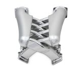 Holley Sniper Fabricated Dual Plenum Intake Manifolds 820241 Manifolds, EFI, Plenum, Cathedral Port, 102mm Throttle Body, 1,600-6,800 RPM, Aluminum, Black, Chevy, LS, 4.8-6.0L, Each thumbnail 1