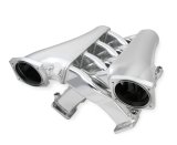 Holley Sniper Fabricated Dual Plenum Intake Manifolds 820241 Manifolds, EFI, Plenum, Cathedral Port, 102mm Throttle Body, 1,600-6,800 RPM, Aluminum, Black, Chevy, LS, 4.8-6.0L, Each thumbnail 2