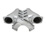 Holley Sniper Fabricated Dual Plenum Intake Manifolds 820241 Manifolds, EFI, Plenum, Cathedral Port, 102mm Throttle Body, 1,600-6,800 RPM, Aluminum, Black, Chevy, LS, 4.8-6.0L, Each thumbnail 7