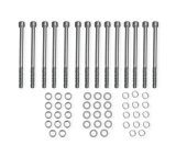 Holley Sniper Fabricated Aluminum Valve Covers 890002 Covers, EFI, Fabricated, Aluminum, 3.5 in. Tall, Baffled, Silver Gloss, 1.25 in. Breather Holes, Hardware, Chevy, 396-454ci, Pair thumbnail 2