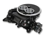 Holley Sniper EFI 2300 Two-Barrel Fuel Injection Systems 550-850 Systems, EFI, 2300, Throttle Body, Black, Flange, Injectors, Pressure Regulator, Harness, Tuner, Kit thumbnail 2