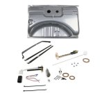 Holley Sniper EFI Conversion Fuel Tanks for 1967-1969 BARRACUDA, 1967-1970 DART - 19-434 Tanks, Sniper, 16 Gallon, Steel, Silver, Pump, 13.5V, 106 gph, 1/4 in. Female Thread, Sending Unit, 73-10 ohm, Dodge, Plymouth, Kit thumbnail 1