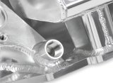 Holley Sniper Carbureted Fabricated Intake Manifolds 835061 Manifolds, Sniper, Carbureted, Dual, 4150 Flange, Rectangular Port, 1,800-7,000 RPM, Welded Aluminum, Silver, Chevy, 396-454ci, Each thumbnail 4