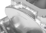 Holley Sniper Carbureted Fabricated Intake Manifolds 835061 Manifolds, Sniper, Carbureted, Dual, 4150 Flange, Rectangular Port, 1,800-7,000 RPM, Welded Aluminum, Silver, Chevy, 396-454ci, Each thumbnail 5