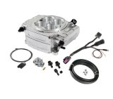 Holley Sniper 2 EFI Fuel Injection Upgrade Kits 550-510-BAE System, from 1 Upgrade, Throttle body, Polished, 4150 Flange, 650 hp Max, 800 CFM, Regulator, Bluetooth, Kit thumbnail 9