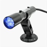 Holley Sniper Shift Lights 840009 lights, Sniper, Stand Alone, Adjustable, Blue LED, Smoke Lens, Black Tube, 0.75 in. OD, 4.25 in. Long, 4 ft. Wire Harness, Non-Terminated, Each thumbnail 3