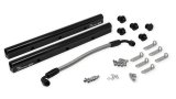 Holley Sniper EFI Fuel Rails 850005 Rails, EFI, Billet Aluminum, Black Anodized, -8 AN Inlet, Hardware, Fittings, for Original Stock Intakes, Chevy, LS, 5.7L, 6.0L, Kit thumbnail 1