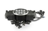 Holley Sniper EFI Stealth 4150 Fuel Injection Systems 550-871 Systems, EFI, 4150, 650 HP Max, Throttle Body, Black, Flange, Injectors, Wiring Harness, Tuner, Kit thumbnail 5