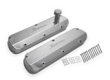 Holley Sniper Fabricated Aluminum Valve Covers 890013 Covers, EFI, Fabricated, Aluminum, 3.25 in. Tall, Black, 1.25 in. Breather Hole, Hardware, Ford, 260-351ci, Windsor, Pair thumbnail 6