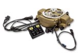 Holley Sniper EFI Quadrajet Self-Tuning Fuel Injection Systems 550-869 Systems, EFI, Quadrajet, Throttle Body, Gold, Spread Bore Flange, Injectors, Harness, Tuner, Kit thumbnail 1